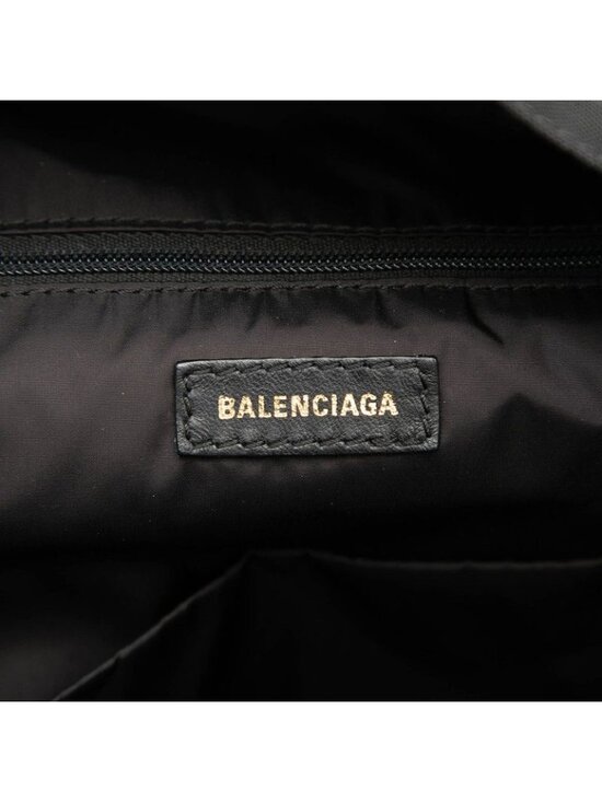 Balenciaga Logo Backpack Black Nylon main image 5